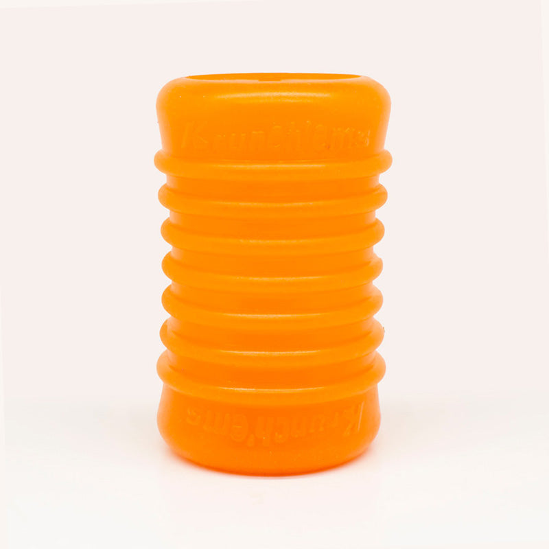 Orange Krunch'ems on white background