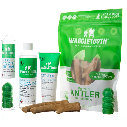4-Step Dental Care Kit  - The Full Waggletooth Line