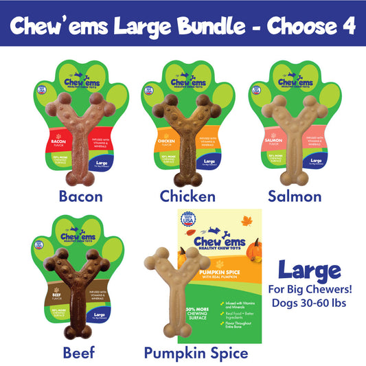 Chew'ems Build Your Own Bundle - Large - Save 25%